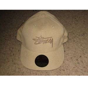 Stussy New Era Men's Corduroy Fitted Beige 7-1/2